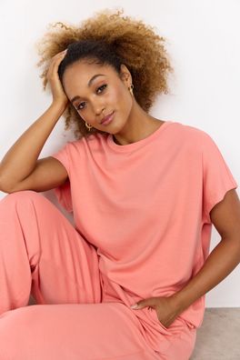 Soyaconcept T-Shirt Banu in Peach Pink