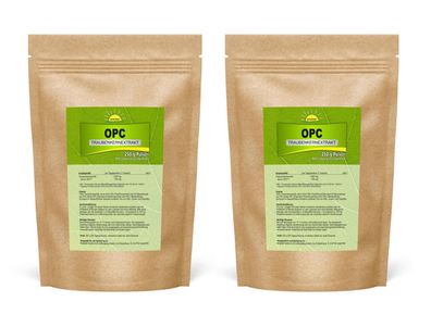 OPC Traubenkernextrakt, Premium, 95% OPC (70% nach HPLC), ohne Zusätze, 500 g