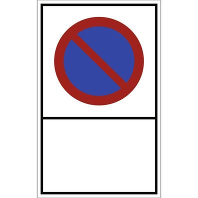 Eingeschränktes Haltverbot zur Selbstbeschriftung, Symbolschild