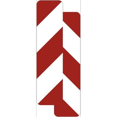 Leitbake - Schraffenbake - doppelseitig (-10/ -20) (VZ-Nr. 605-40)