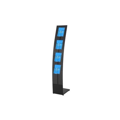 Curved Info Stand - Black