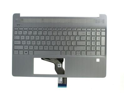 HP 15s-eq0000 Serie Palmrest Keyboard Tastatur AZERTY Belgian L63578-A41