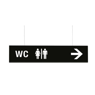 MADRID Black Line Deckenhänger 15 x 85 cm