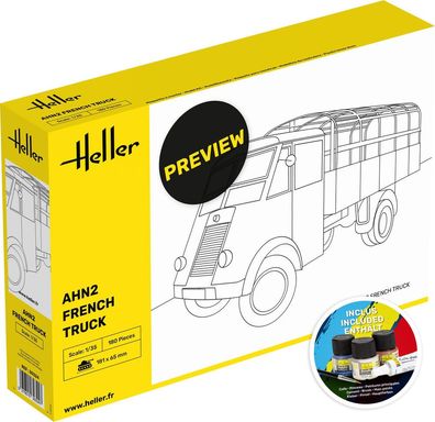 Heller 1:35 35324 Starter KIT AHN2 French Truck