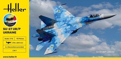 Heller 1:72 56371 Starter KIT SU-27 UB/P Ukraine