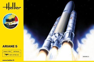 Heller 1:125 56441 Starter KIT Ariane 5