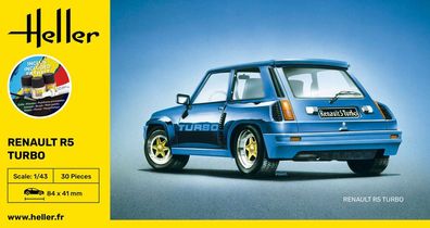 Heller 1:43 56150 Starter KIT Renault R5 Turbo