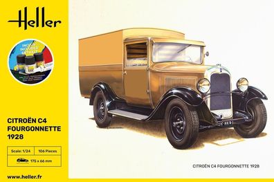 Heller 1:24 56703 Starter KIT Citroen C4 Fourgonnette 1926