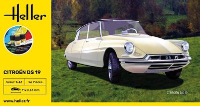 Heller 1:43 56162 Starter KIT Citroen DS 19