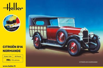 Heller 1:24 56729 Starter KIT Citroen B14 Normande