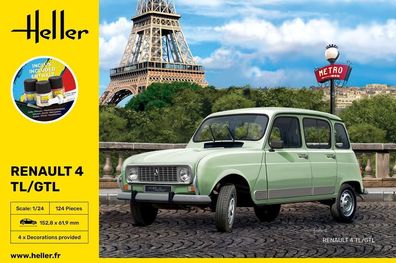 Heller 1:24 56759 Starter KIT Renault 4TL/GTL