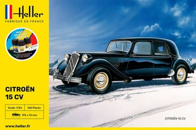 Heller 1:24 56763 Starter KIT Citroen 15 CV