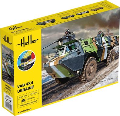 Heller 1:35 57130 Starter KIT VAB 4x4 Ukraine - NEU