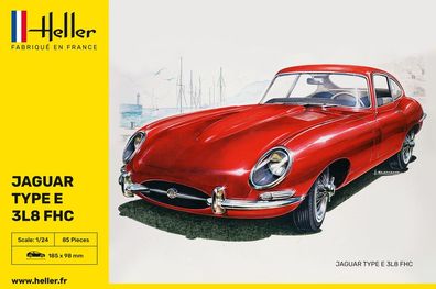 Heller 1:24 80709 Jaguar Type E 3L8 FHC