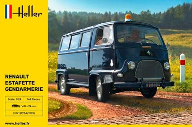 Heller 1:24 80742 Renault Estafette Gendarmerie New Mould