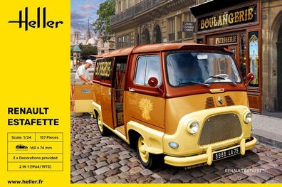 Heller 1:24 80743 Renault Estafette New Mould