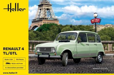 Heller 1:24 80759 Renault 4TL/GTL