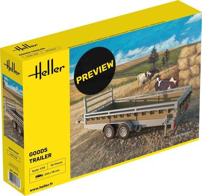 Heller 1:24 80778 Goods Trailer