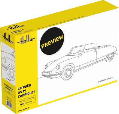 Heller 1:16 80796 Citroen DS 19 Cabriolet