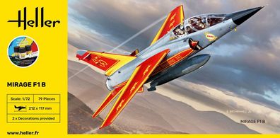 Heller 1:72 35319 Starter KIT Mirage F1