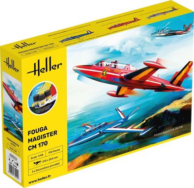 Heller 1:48 35510 Starter KIT Fouga Magister CM 170