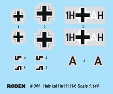 Roden 1:144 341 Heinkel He111 H-6