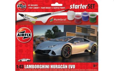 Airfix 1:43 A55007 Starter Set - Lamborghini Huracan - NEU