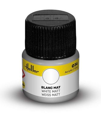 Heller 9034 Peinture Acrylic 034 blanc mat