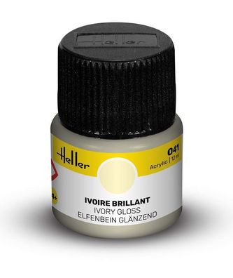 Heller 9041 Peinture Acrylic 041 ivoire brillant