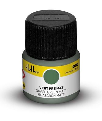 Heller 9080 Peinture Acrylic 080 vert pre mat