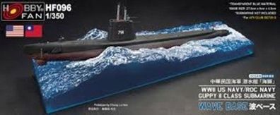 Hobby Fan 1:350 WAVE BASE WW II GUPPY II CLASS Submarine WAVE BASE for SE73513