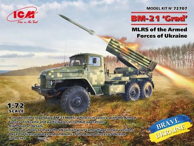 ICM 1:72 72707 BM-21 Grad, MLRS of the Armed Forces of Ukraine