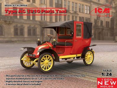 ICM 1:24 24030 Type AG 1910 Paris Taxi