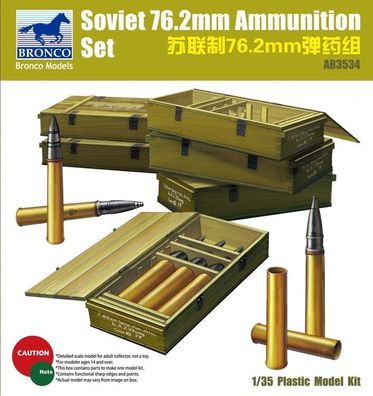 Bronco Models 1:35 AB3534 Soviet 76,2mm Ammunition Set