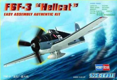 Hobby Boss 1:72 80256 F6F-3 ''Hellcat''