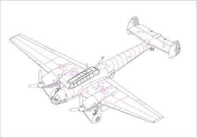 Hobby Boss 1:72 80292 Messerschmitt Bf110 Fighter