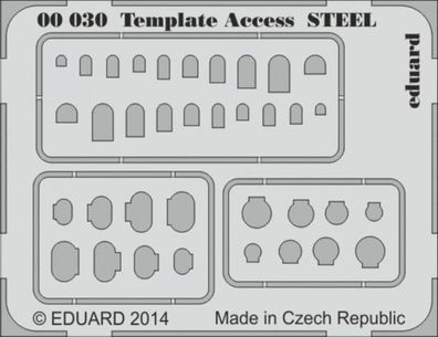 Eduard Accessories Template Access STEEL