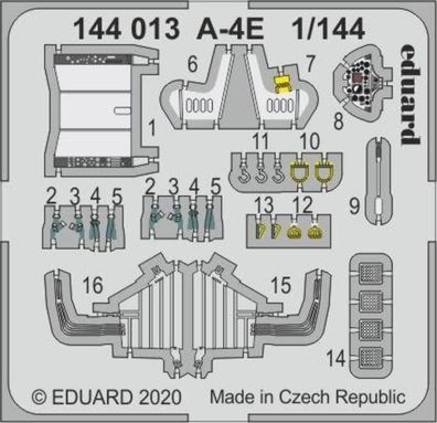 Eduard Accessories 1:144 A-4E for Eduard