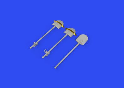 Eduard Accessories 1:35 WWII German shovels PRINT 1/35