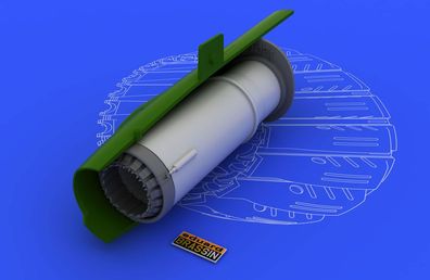 Eduard Accessories 1:48 MiG-21 BIS exhaust nozzle for Eduard