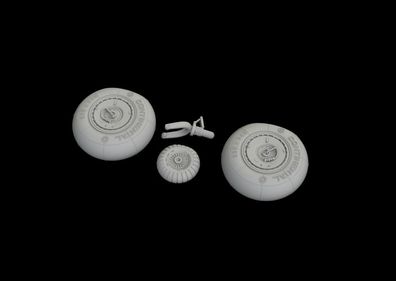 Eduard Accessories 1:48 Bf 110G wheels for Eduard