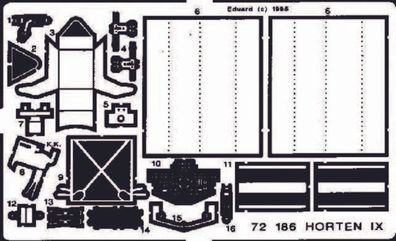 Eduard Accessories 1:72 Horten IX/GO 229