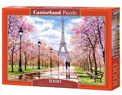 Romantic Walk in Paris, Puzzle 1000 Teile