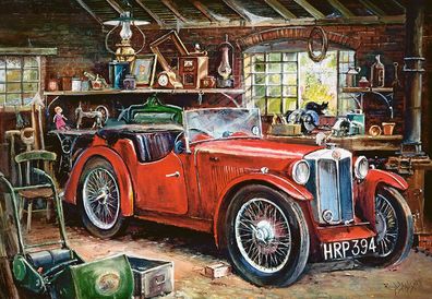 Castorland C-104574-2 Vintage Garage, Puzzle 1000 Teile