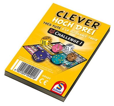 Clever hoch Drei Challenge Block