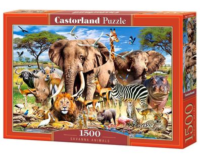 Savanna Animals Puzzle 1500 Teile