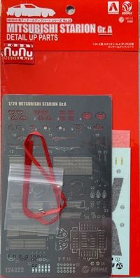 NUNU-BEEMAX 1:24 E24031 Mitsubishi Starion Gr. A, Detail Up Parts