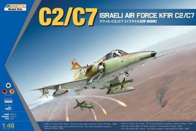 Kinetic 1:48 K48046 KFIR C2/C7 Israeli Air Force