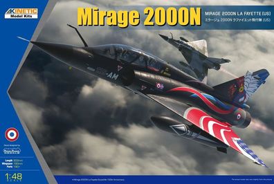 Kinetic 1:48 K48124 Mirage 2000N US Tour