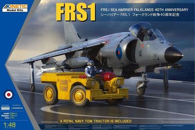 Kinetic 1:48 K48138 Harrier FRS1 40 ANN Falkl